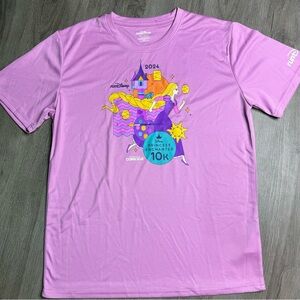 Rundisney 2024 Princess Weekend 10K Rapunzel Men’s medium M Short Sleeve Disney